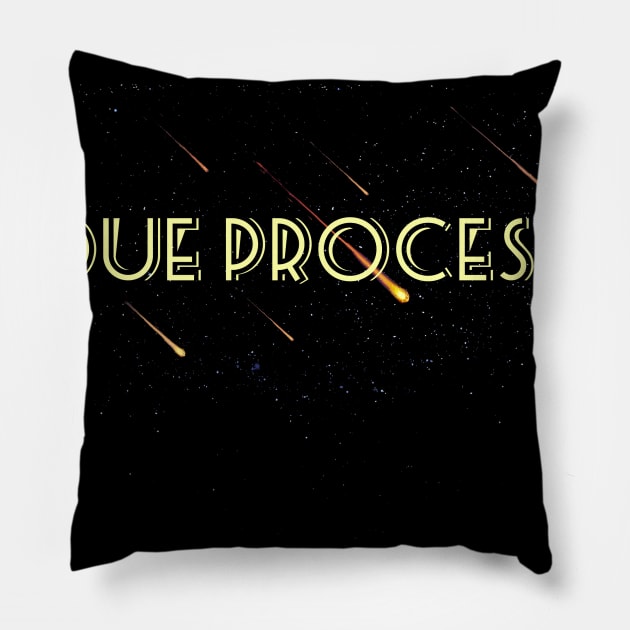 Due Process Pillow by ericamhf86