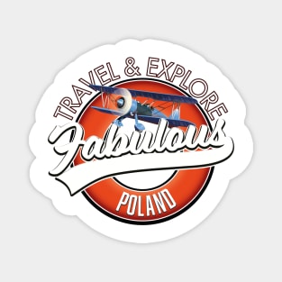 travel explore fabulous Poland logo Magnet