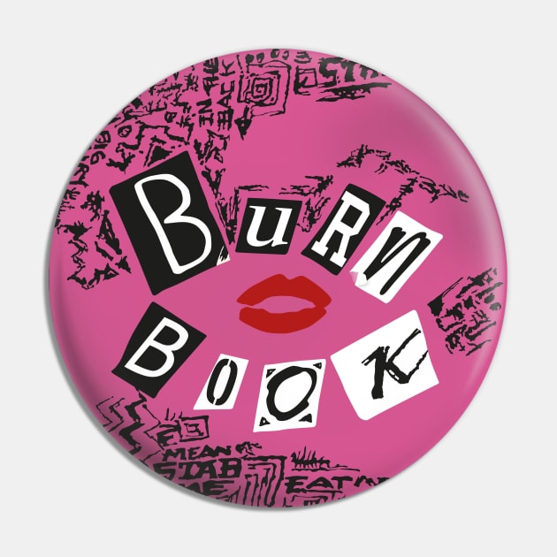 Mean Girls Burn Book Pin by Gothenburg Print