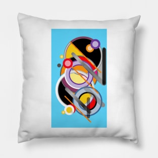 Expressive automatism abstract 4837 Pillow