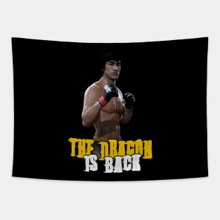 Vintage Bruce Movie Jeet Kune Do Be Water Lee Tapestry