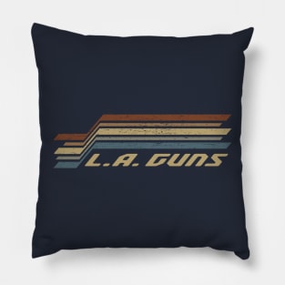 L.A. Guns Stripes Pillow