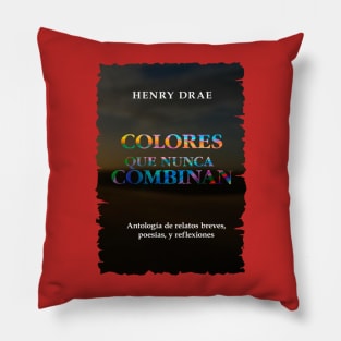 Colores que nunca combinan - cover design Pillow