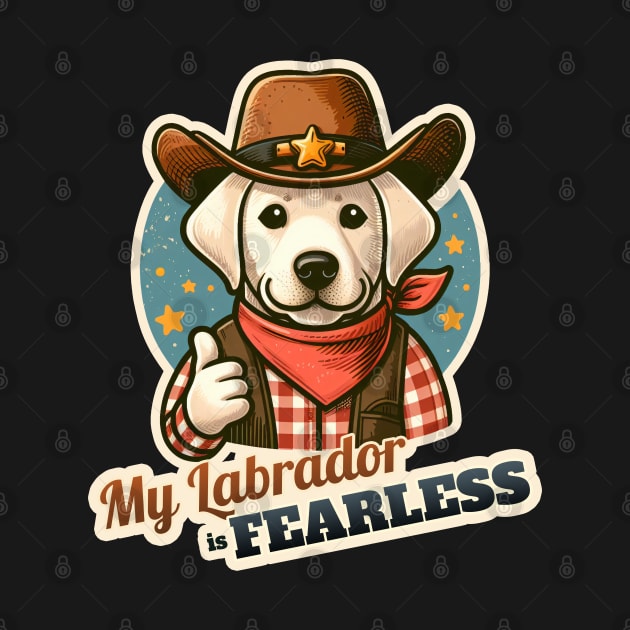 Cowboy Labrador Retriever by k9-tee