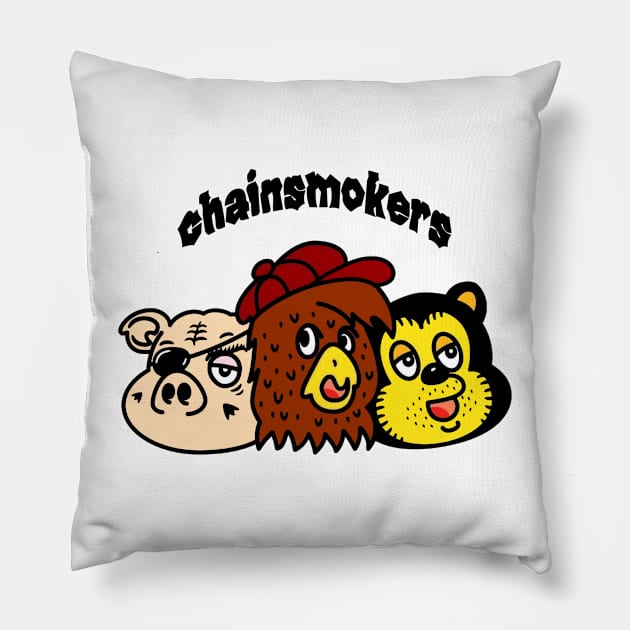chainsmokers Pillow by jaranjang