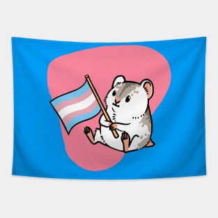 Hamster Pride Transgender Tapestry