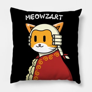 Cute Cat Kawaii Meowzart - Gift Idea Pillow