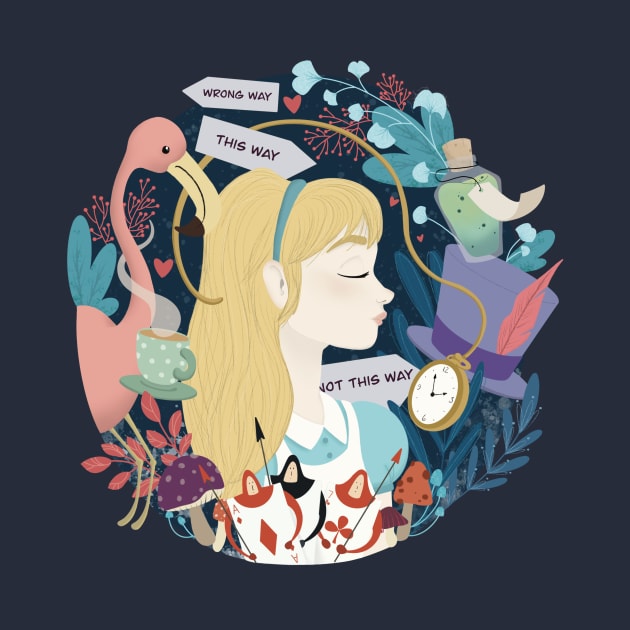 Alice in Wonderland by JCW Illustrates