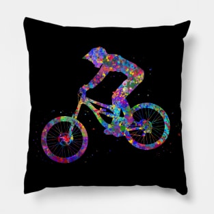 Downhill mountain bike jump Pillow