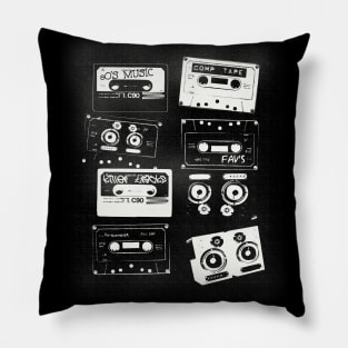 Cassette Tapes Pillow