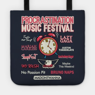 Procrastination Music Festival Tote