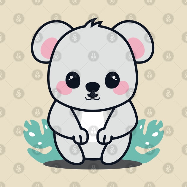 Cute Koala Baby by JS Arts