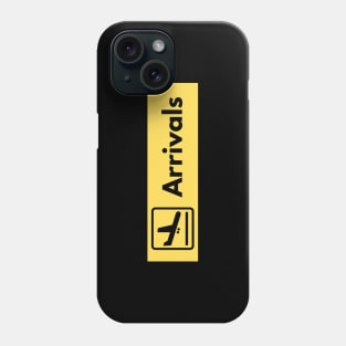 Arrivals Sign (Airport) Phone Case