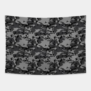 Army uniform Gray pattern Tapestry