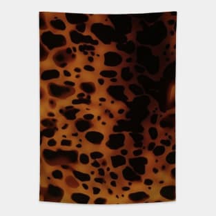 Tortoiseshell Amber Animal Print Tapestry