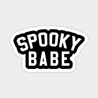 Spooky Babe Halloween Goth Magnet