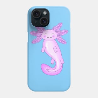 Cute Pink Axolotl Phone Case