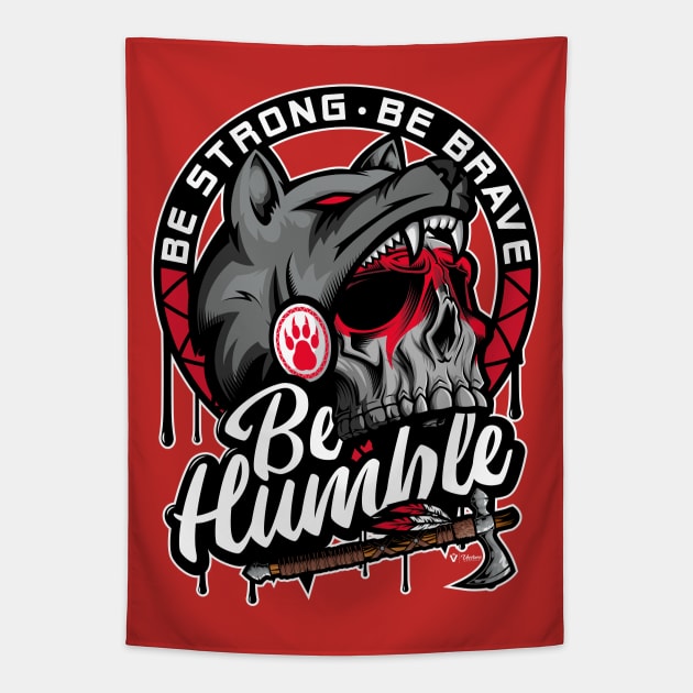 Be Humble - Native American Tapestry by vecturo