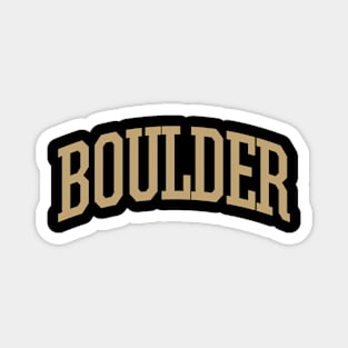 Boulder Colorado Co Warm Boulder Magnet