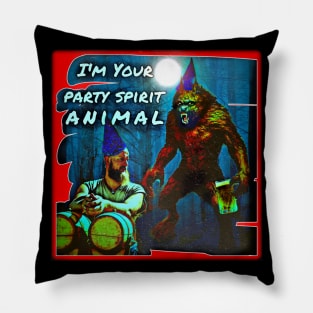 Party Wolf Pillow