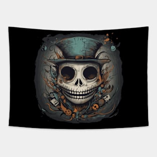 Game over skeleton Tapestry