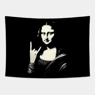 Mona Lisa's Metal Hand Tapestry