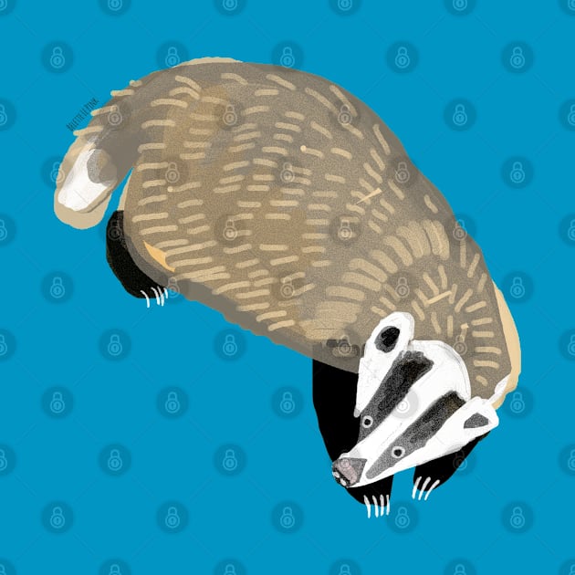 Asiatic Badger by belettelepink