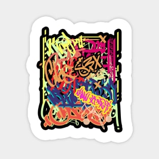 Abstract graffiti Magnet