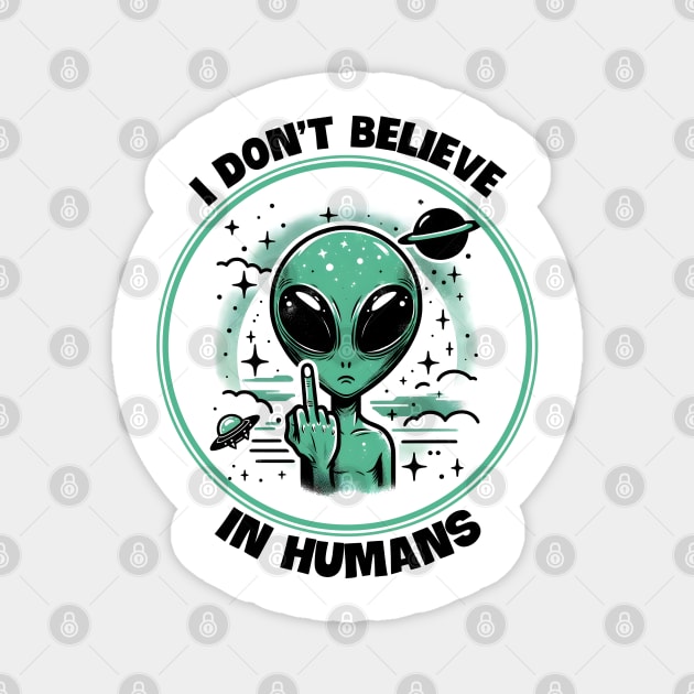Cosmic Visitor: Alien Vibes from the Unknown Magnet by Steve