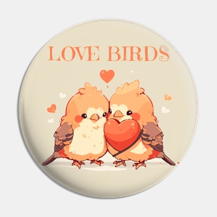 Love Birds Pin