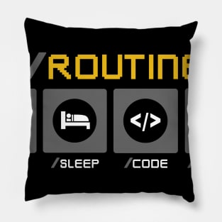 Developer Routine Pillow