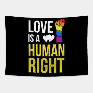 Love is a Human Right Tapestry