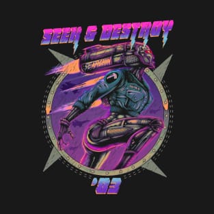 "SEEK & DESTROY " (PURPLE) T-Shirt