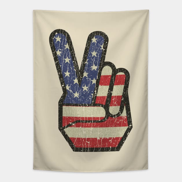 Peace USA '76 Tapestry by JCD666