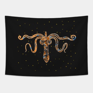 GREEK SQUID Tapestry