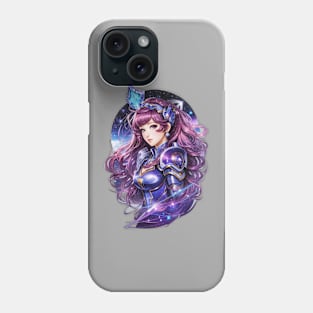 Exploring Andromeda: Inspiring AI Anime Artworks Phone Case