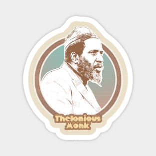 Thelonious Monk // Retro Jazz Music Fan Design Magnet