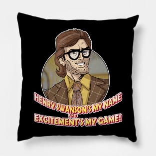 TSHIRT - Big Trouble Henry Swanson Pillow