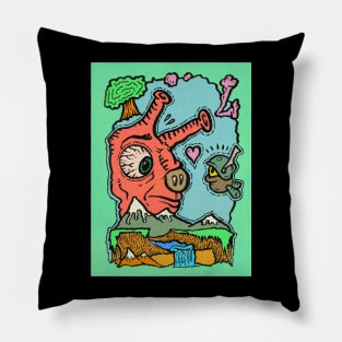 Alien Infatuation 2 Pillow