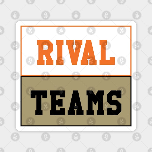 Rival Teams | Tennessee vs Vanderbilt Magnet by Rad Love