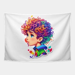 Curly Boy Tapestry