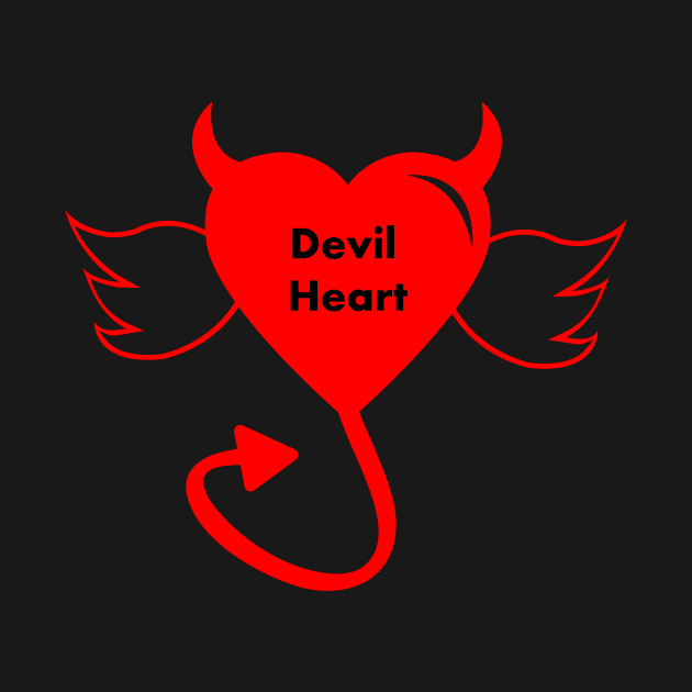 devil heart (red) by dablohotaka