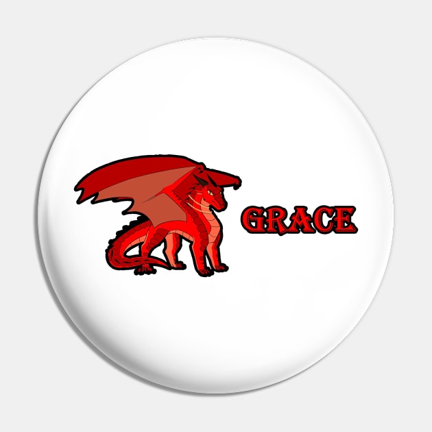 Grace Dragon Pin by TheFortWildernessPodcast