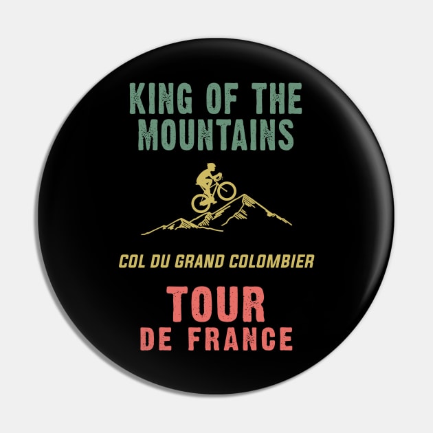 ✭ Col Du Grand Colombier ✭ Tour de France King of the mountains Pin by Naumovski