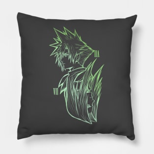 FF7 character art Pillow