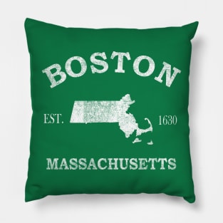 Boston, Massachusetts EST. 1630 Pillow