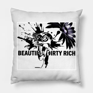 beautiful dirty rich Pillow