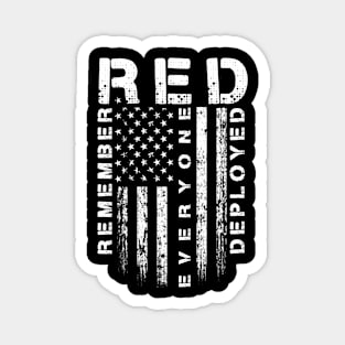 Red Friday - Remember Everyone Deployed Magnet