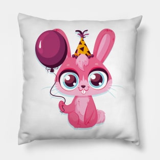 Cartoon Cute Rabbit Art Prints Pillow