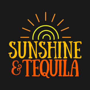 Sunshine & Tequila - Summer Margaritas T-Shirt